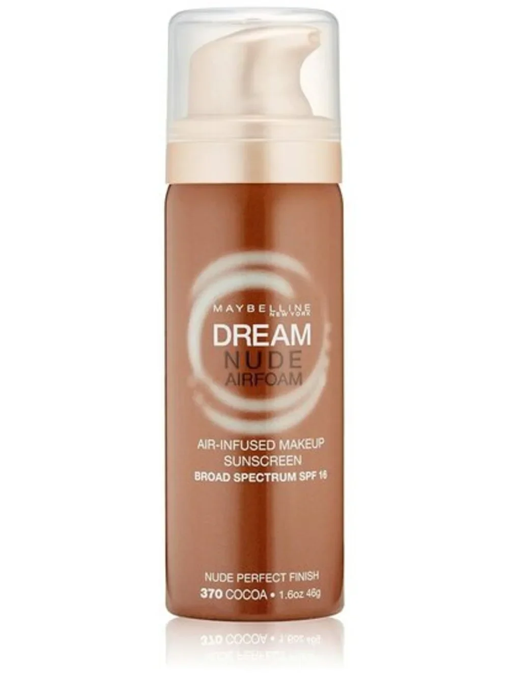 NEW Maybelline Dream Nude Airfoam Foundation SPF 16 in 370 Cocoa (Sealed)